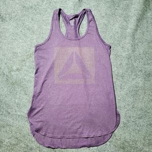 Reebok purple size S athletic racerback tank top